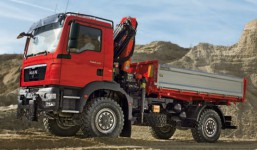 Самосвал MAN TGM повышенной проходмости для городского, лесного хозяйства и для служб спасения